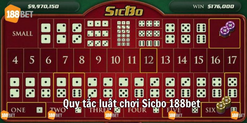 Quy tắc luật chơi khi đặt kèo Sicbo tại nền tảng 188bet